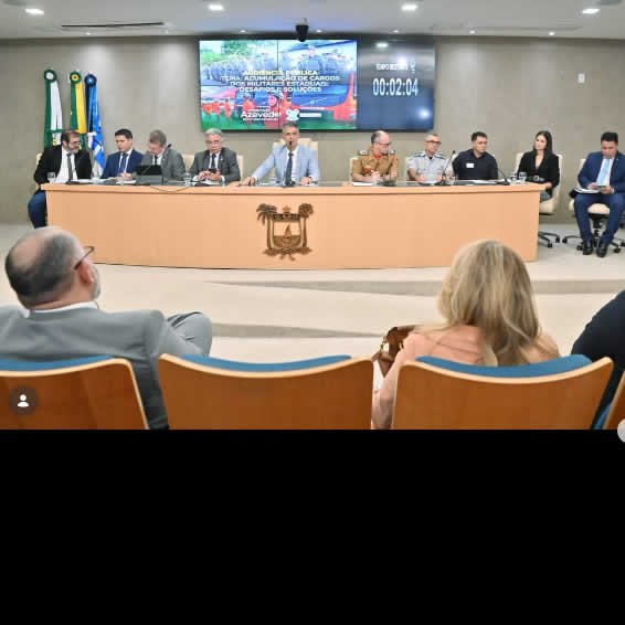 Entidades representativas dos militares estaduais participam de audiência pública sobre acumulação de cargos